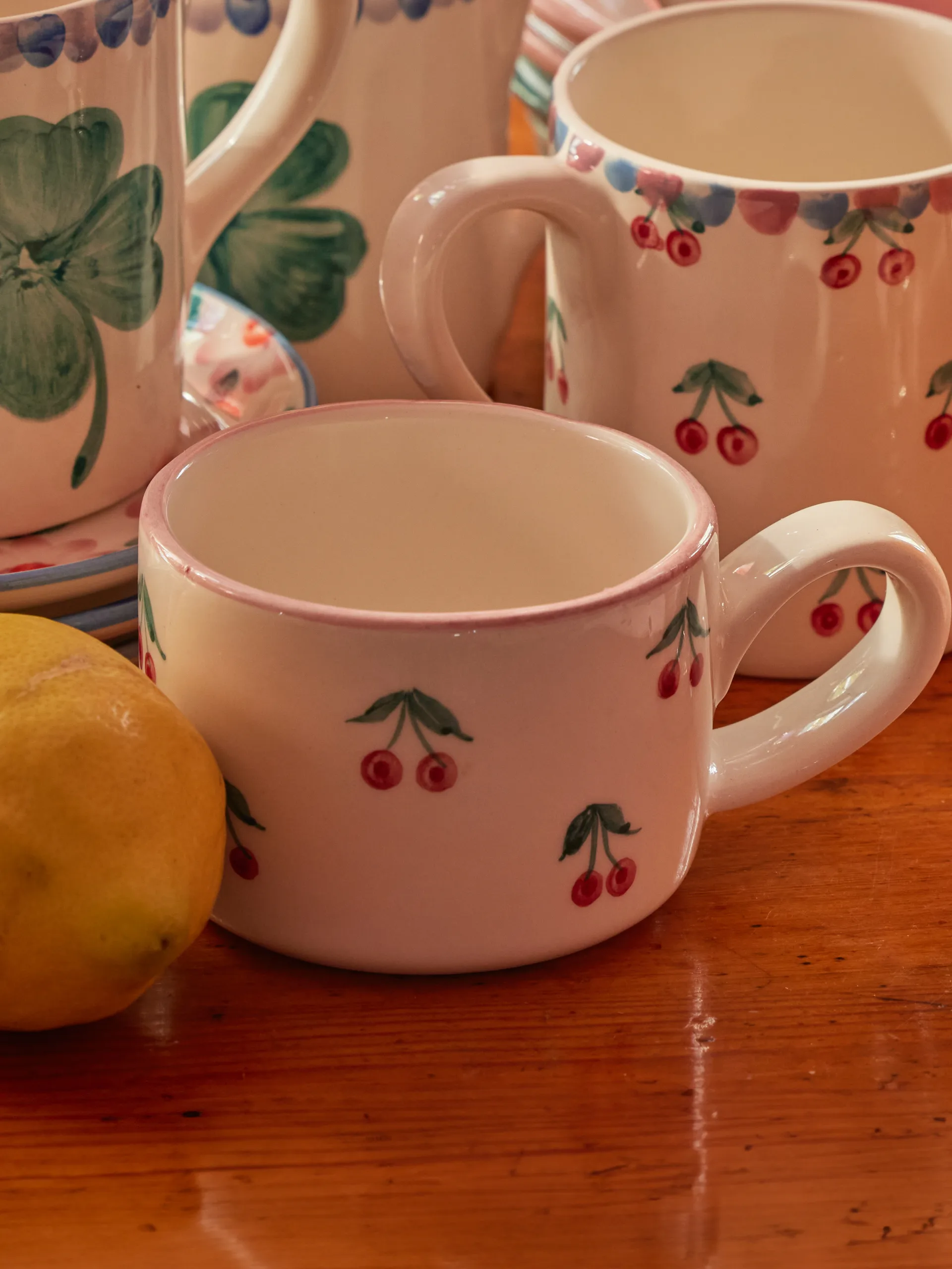 Rice copo de cerâmica 20 cl, Cereja RICE