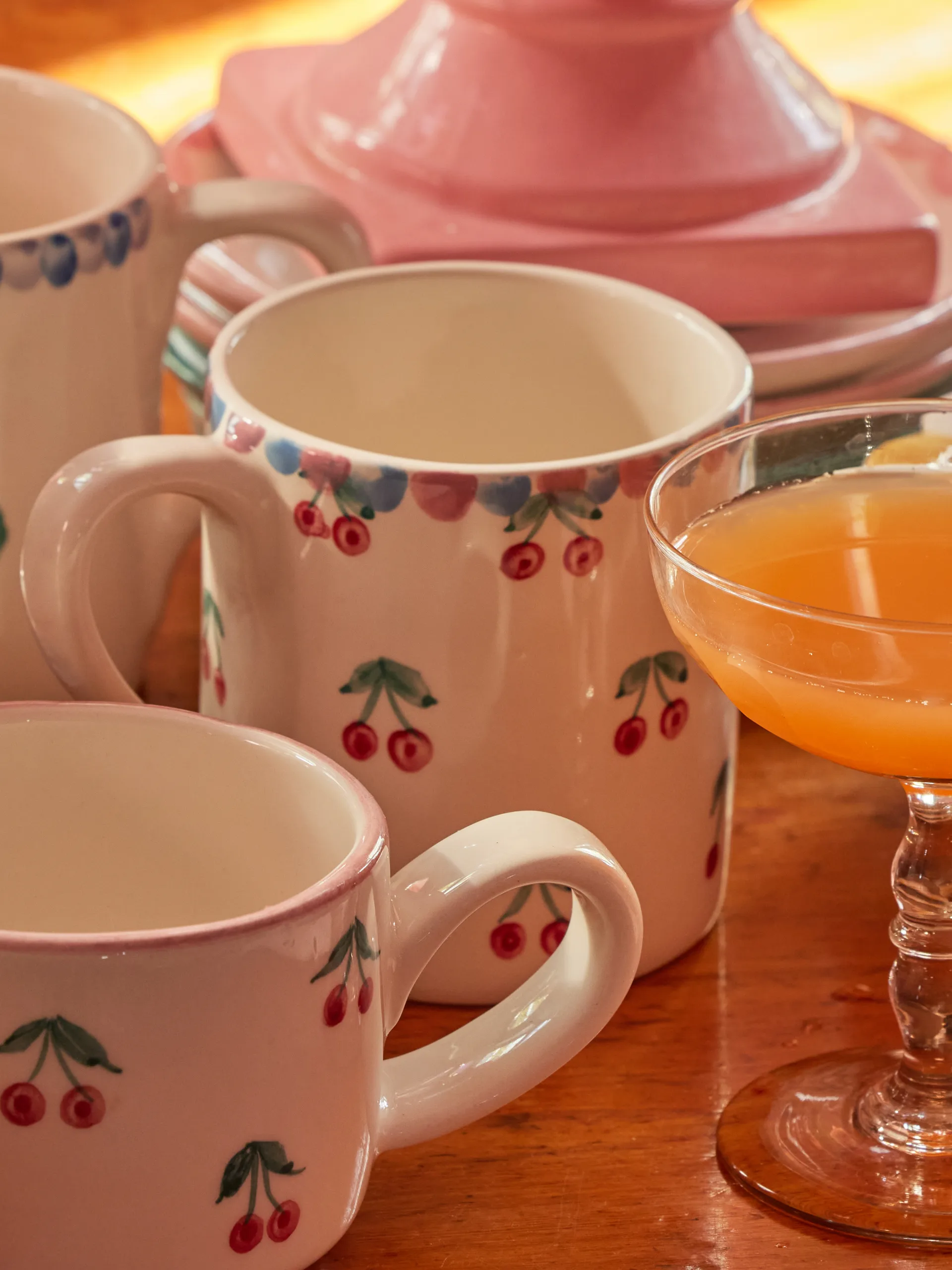 Rice copo de cerâmica 42 cl, Cereja RICE