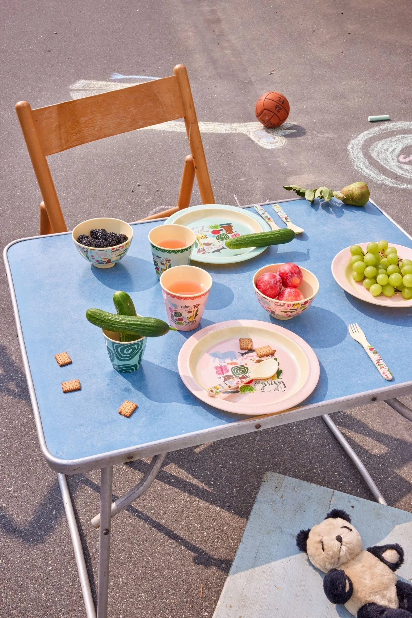 Rice copo de melamina médio, Wildlife menta RICE