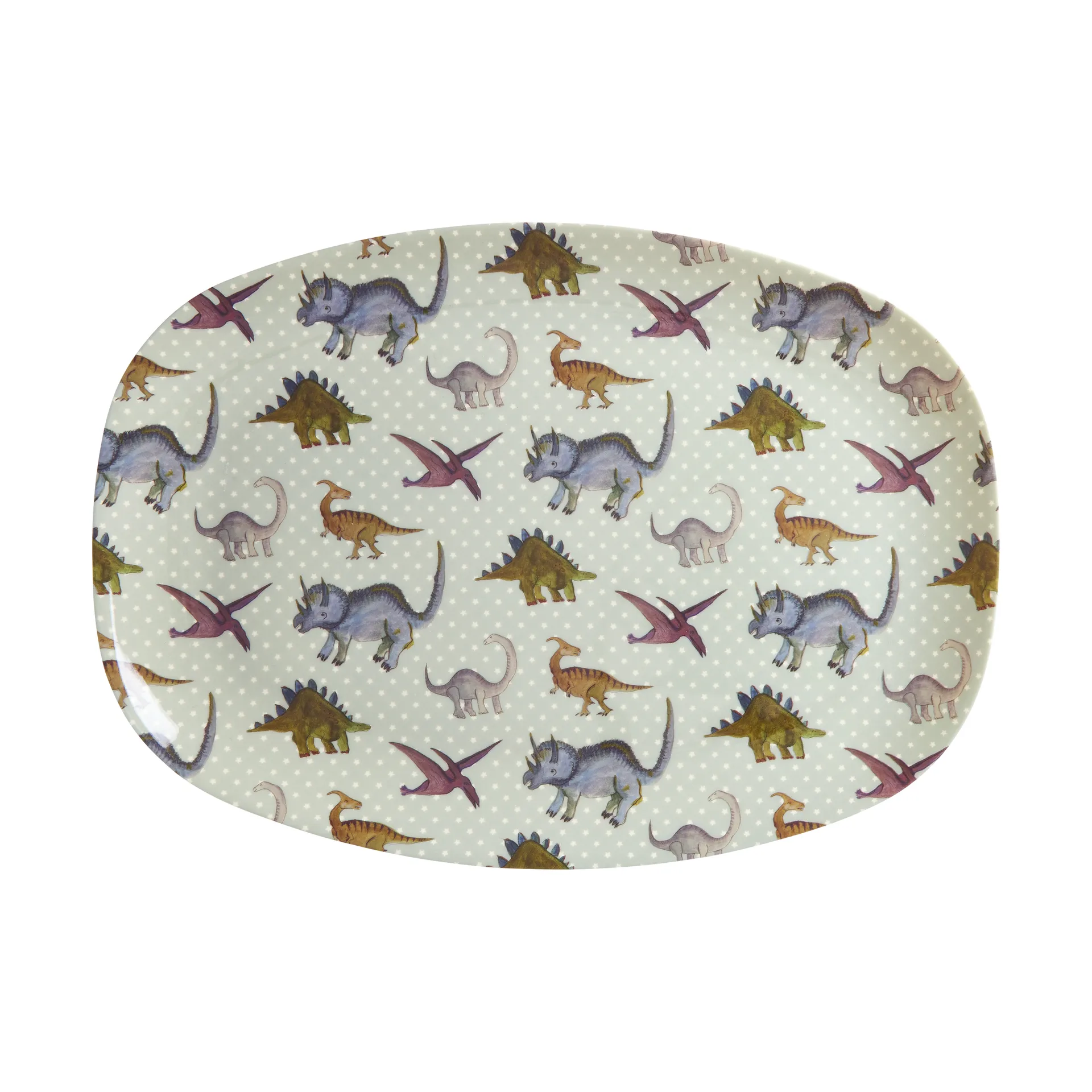 Rice prato de melamina 22x30 cm, New Dino RICE