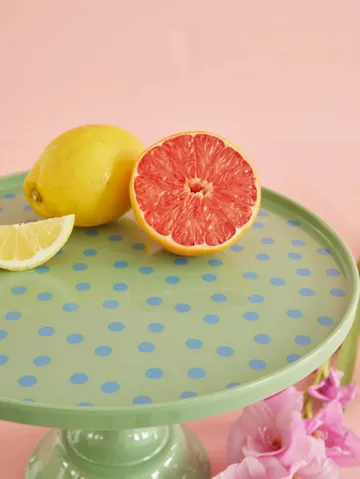 Rice prato para bolo Ø30 cm - Dots-verde - RICE