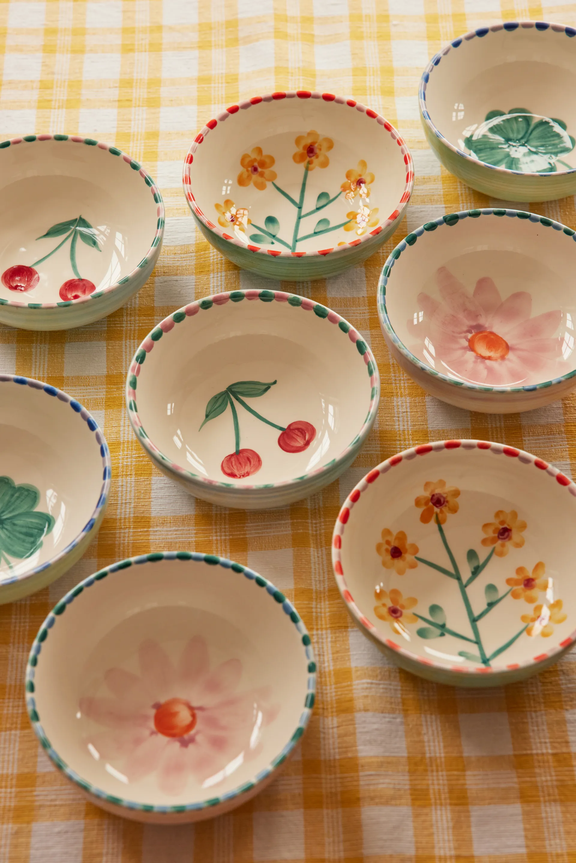 Rice taça de cerâmica 35 cl, Soft Pink Flower-lavender RICE