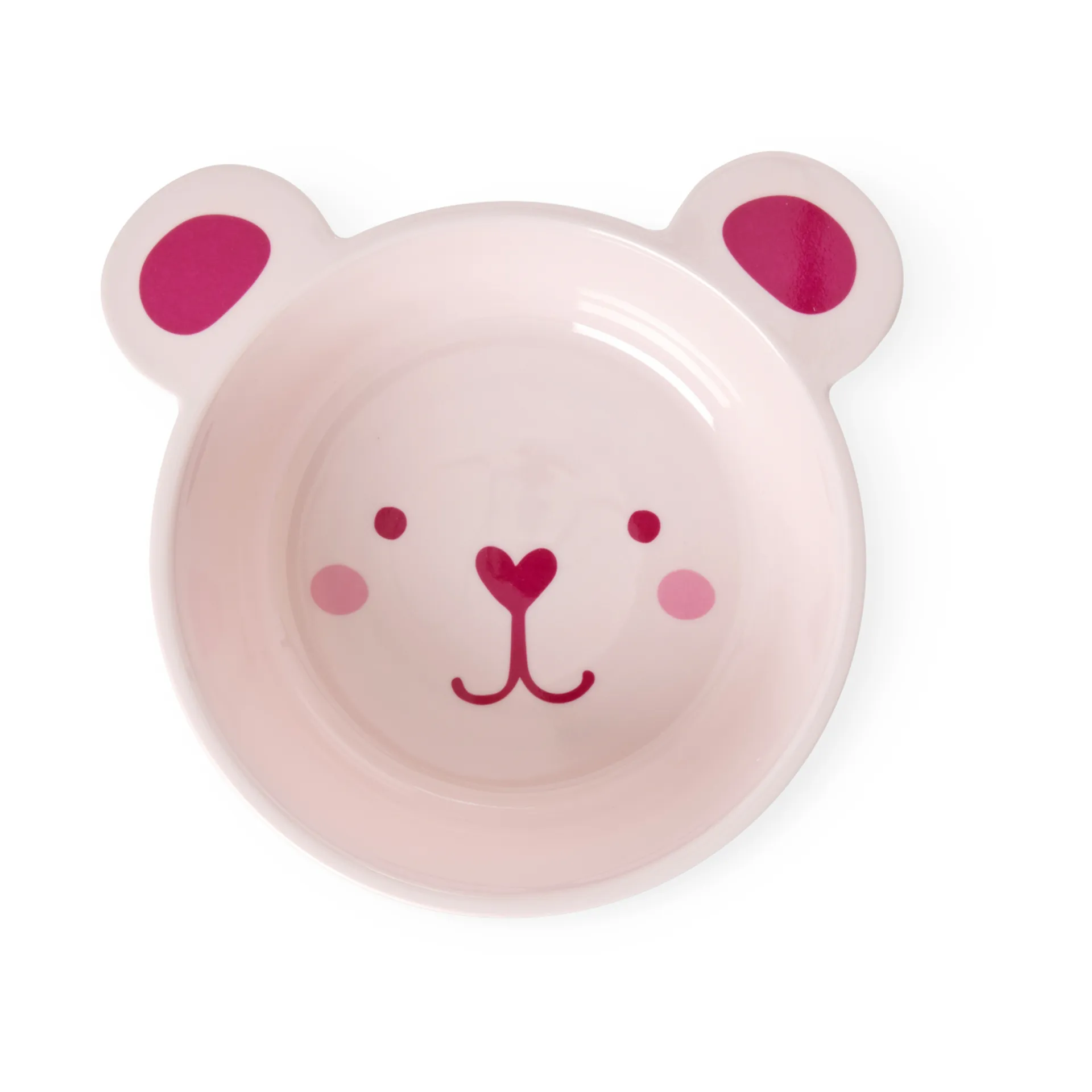 Rice taça de melamina em forma de urso 50 cl, Rosa RICE