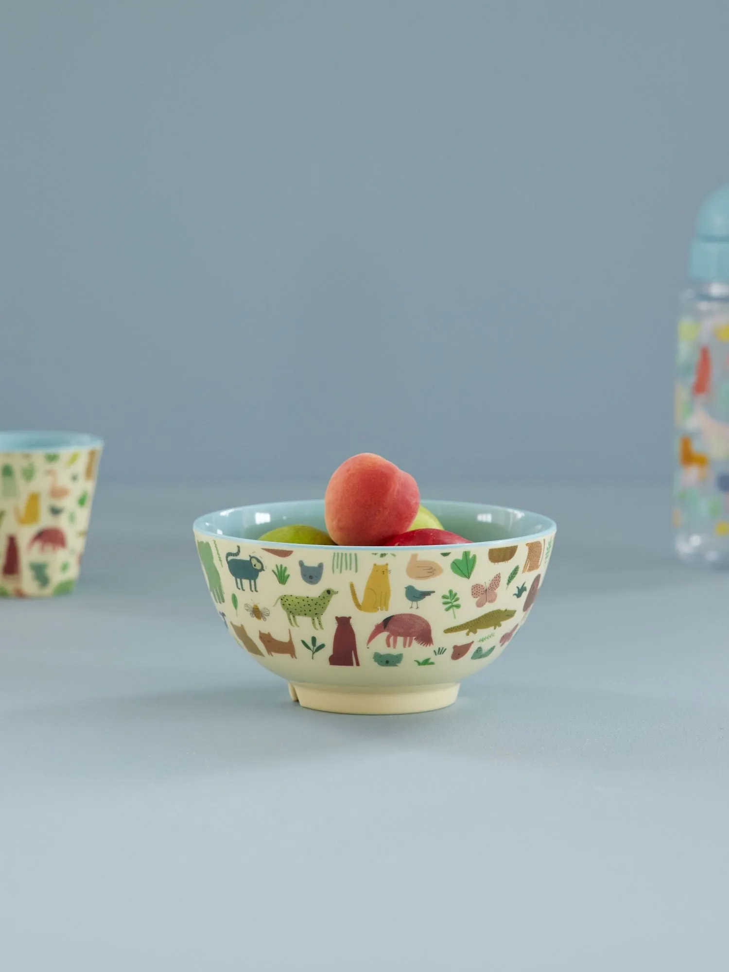 Rice tigela de melamina medium, Sweet Jungle Print-Soft blue RICE