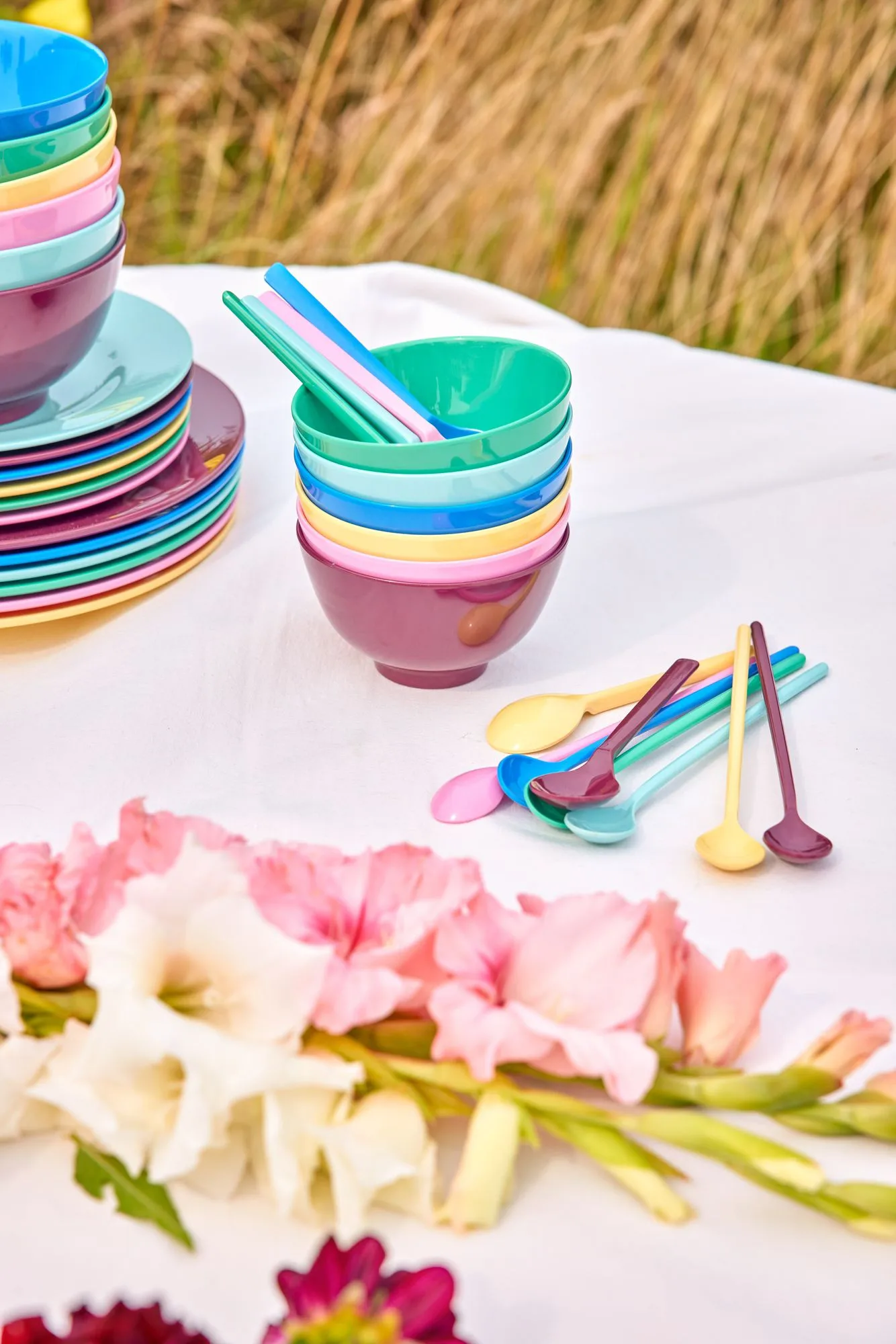 Rice tigela de melamina small 30 cl, 6-unid., Mostre suas verdadeiras cores RICE