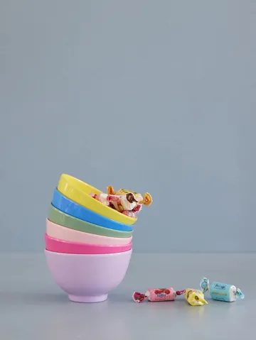 Rice tigela melamina - pequeno Ø11 cm 6 peças - Multicolor - RICE