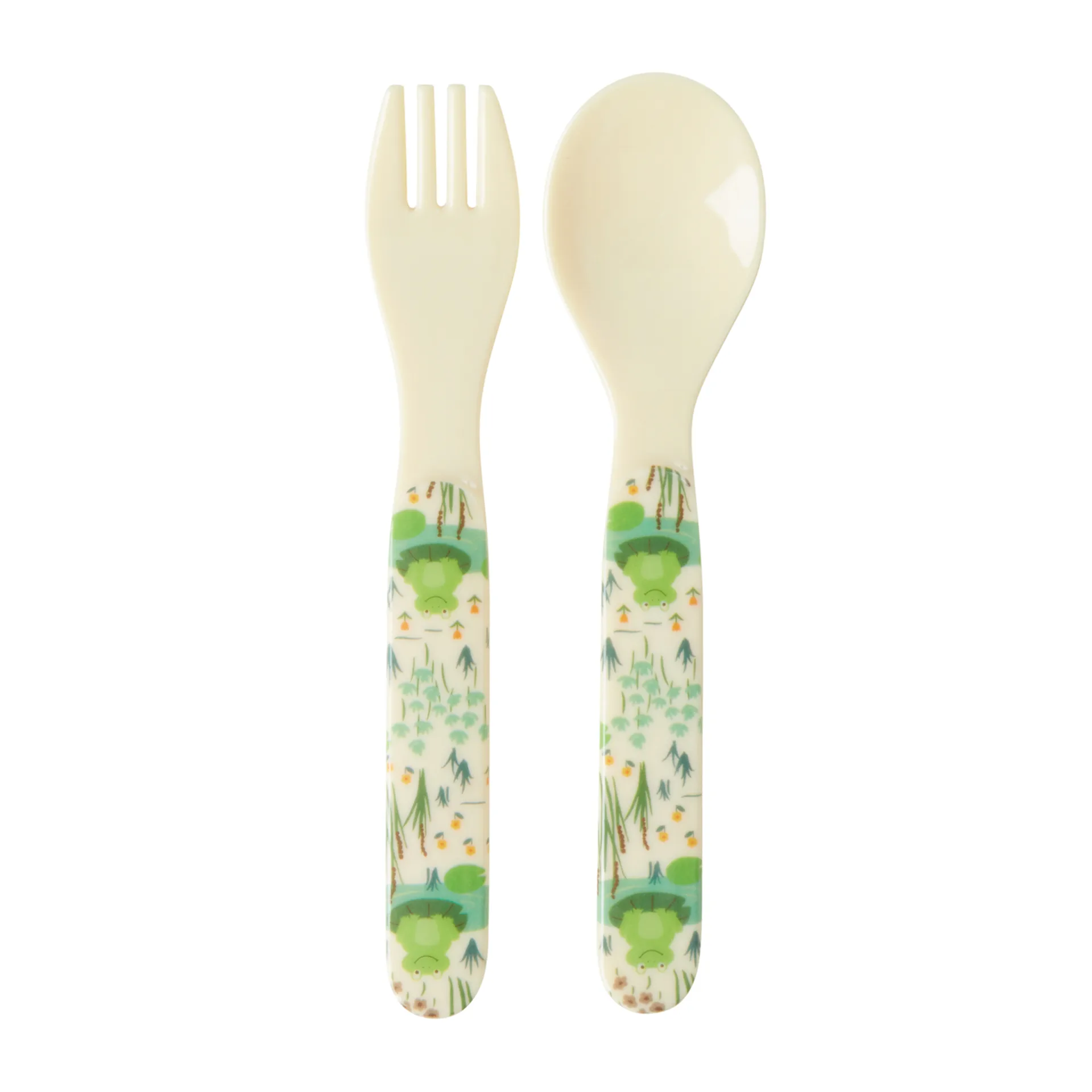 Talheres infantis Rice, 4 un., Frog RICE