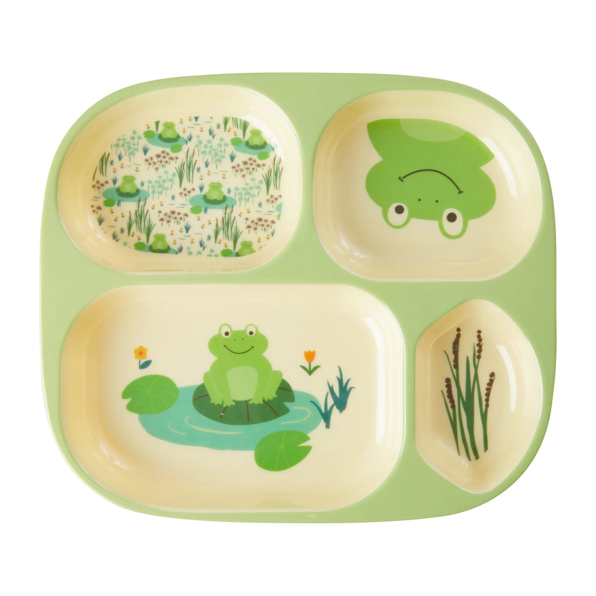 Talheres infantis Rice, 4 un., Frog RICE
