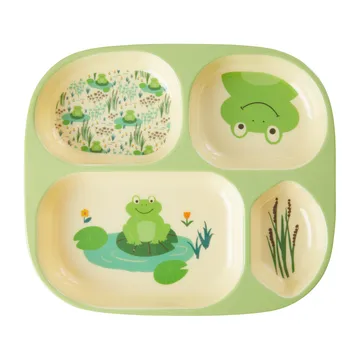 Talheres infantis Rice, 4 un. - Frog - RICE