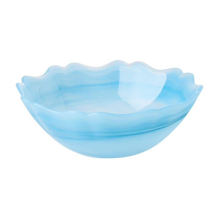 Tigela de vidro 50 cl Alabaster, Azul celeste RICE