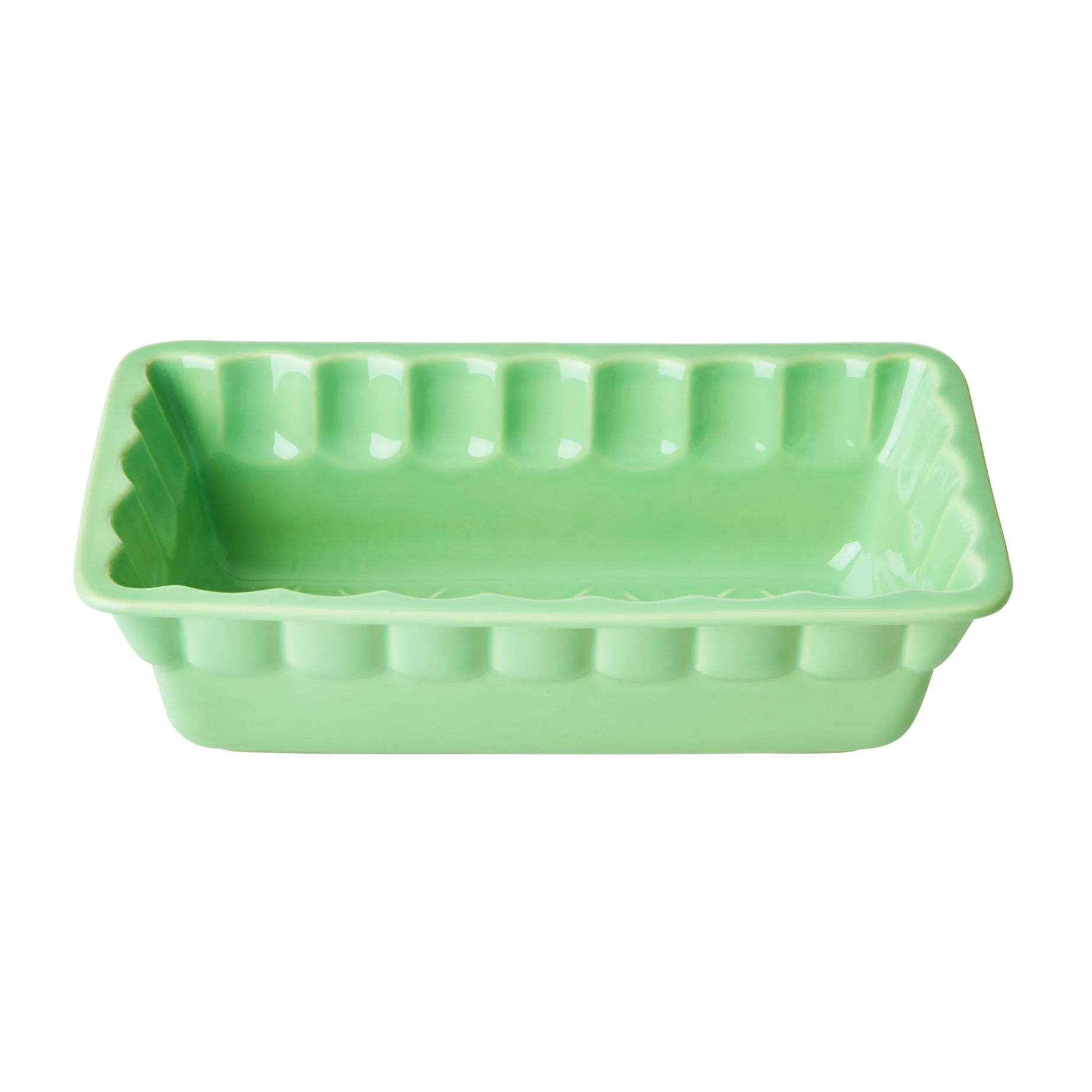 Travessa p/forno Rice 15,5x27,5 cm , Verde RICE