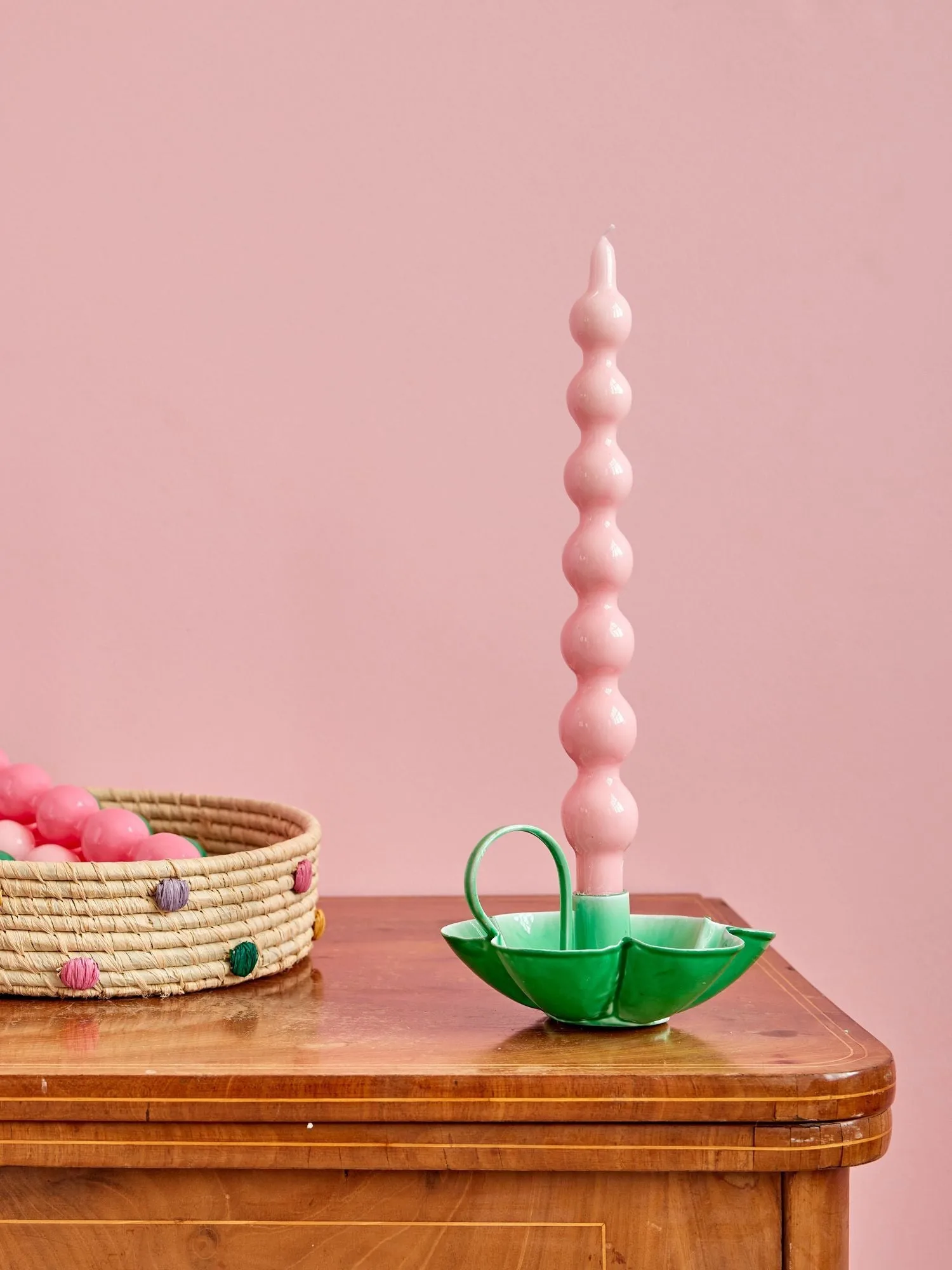 Velas Rice 30,2 cm, 2 un., Soft pink RICE