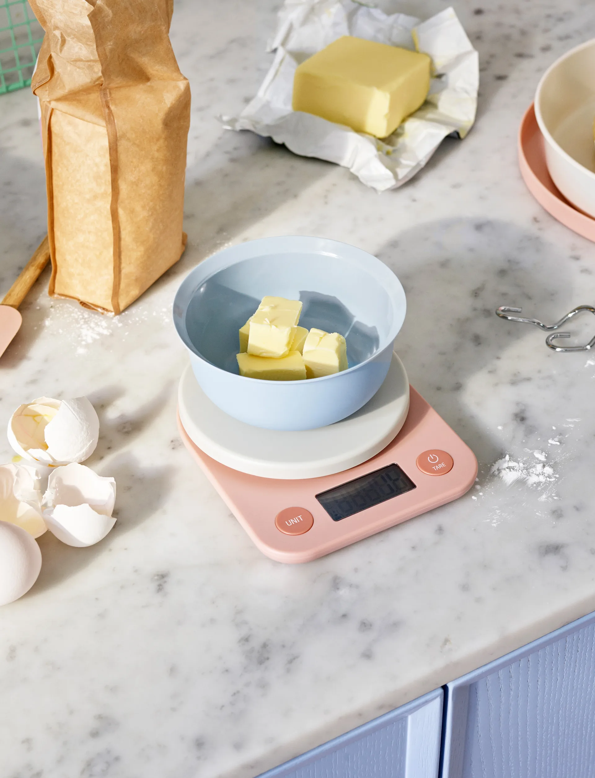 Balança de cozinha FOODIE, Light rose RIG-TIG