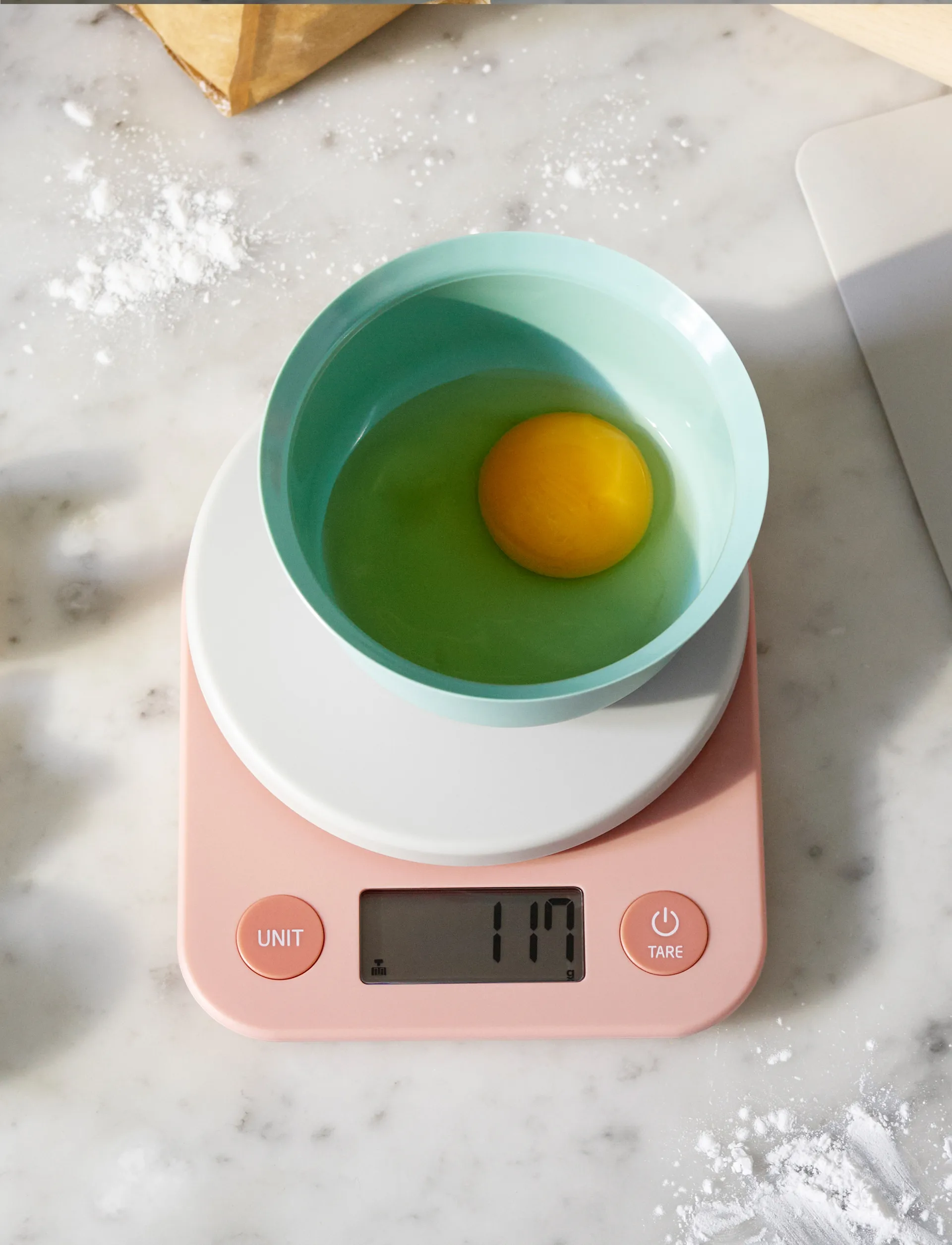 Balança de cozinha FOODIE, Light rose RIG-TIG