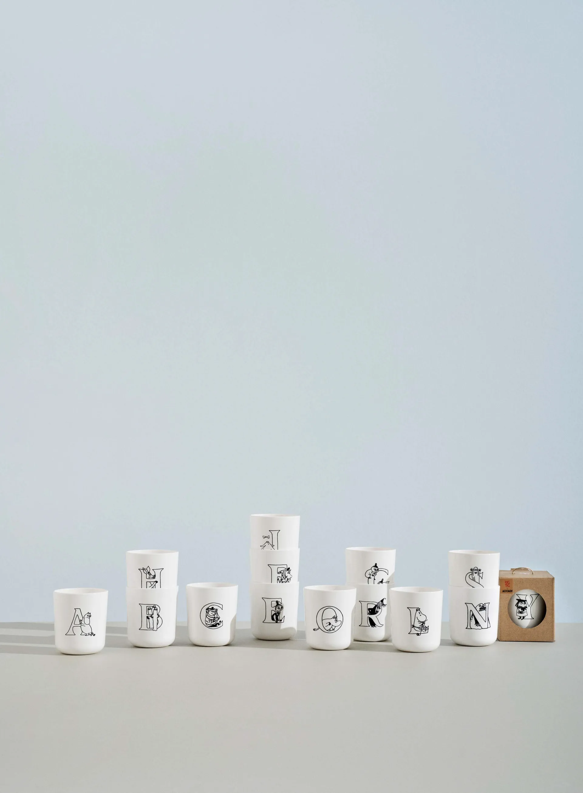 Caneca Moomin ABC 20 cl, I RIG-TIG