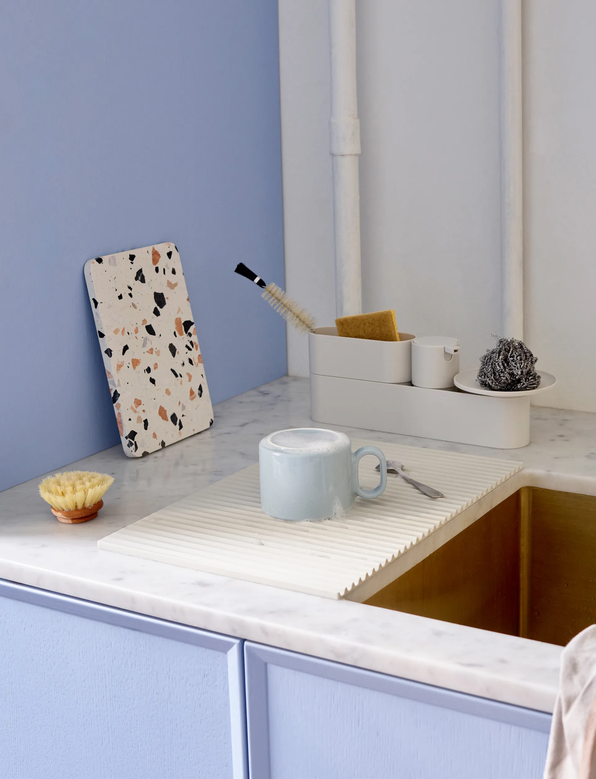 Escorredor de pratos DISH-IT, Light grey RIG-TIG