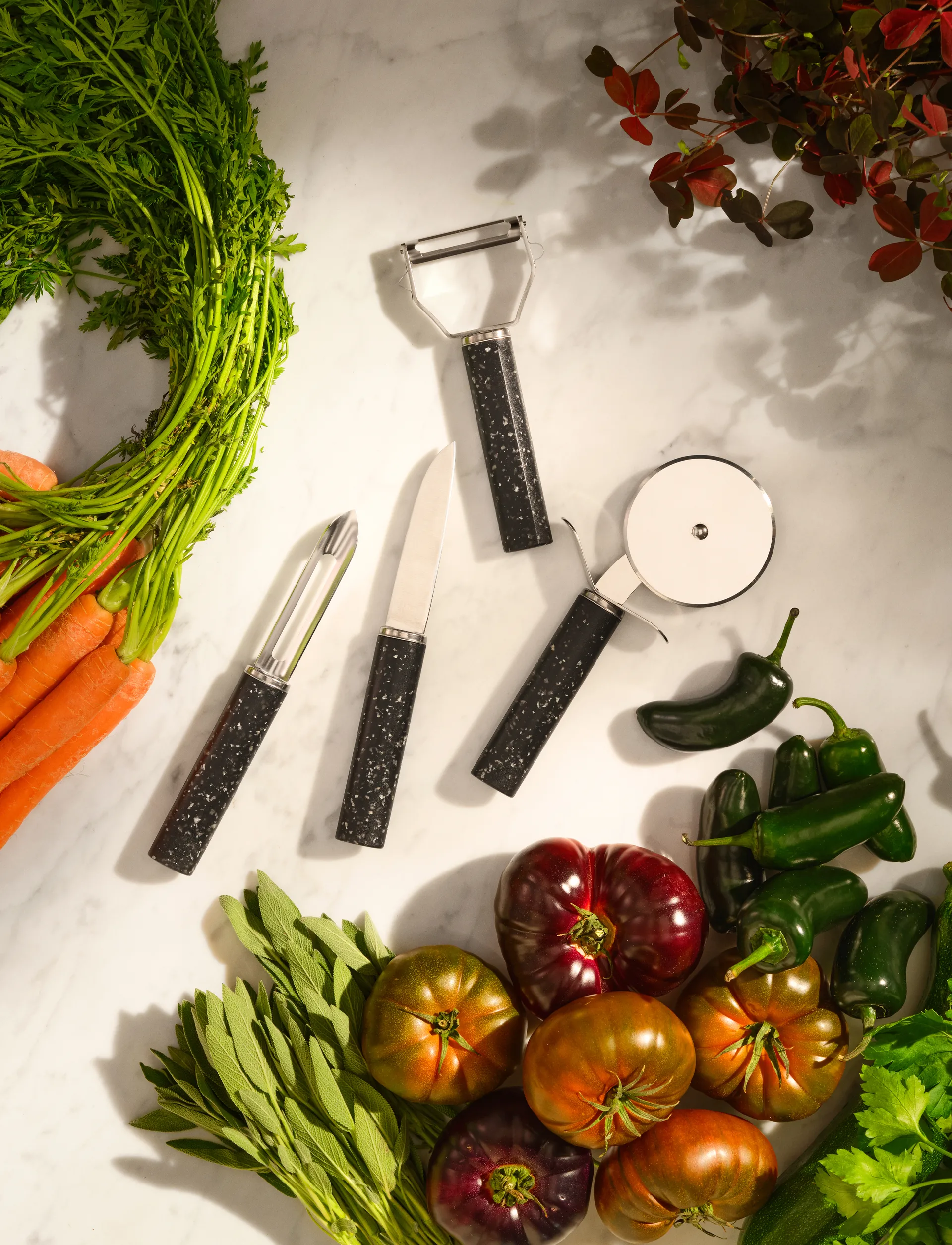 Faca de descascar REDO 18,8 cm, Black RIG-TIG