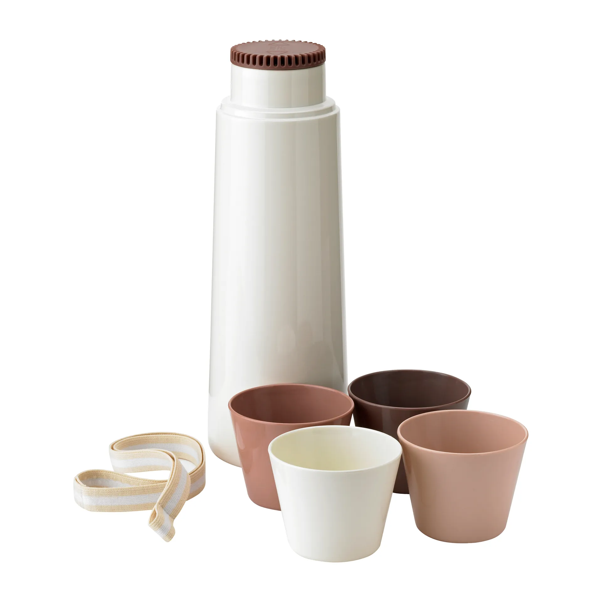 Garrafa termo com 4 copos PICNIC, blossom RIG-TIG