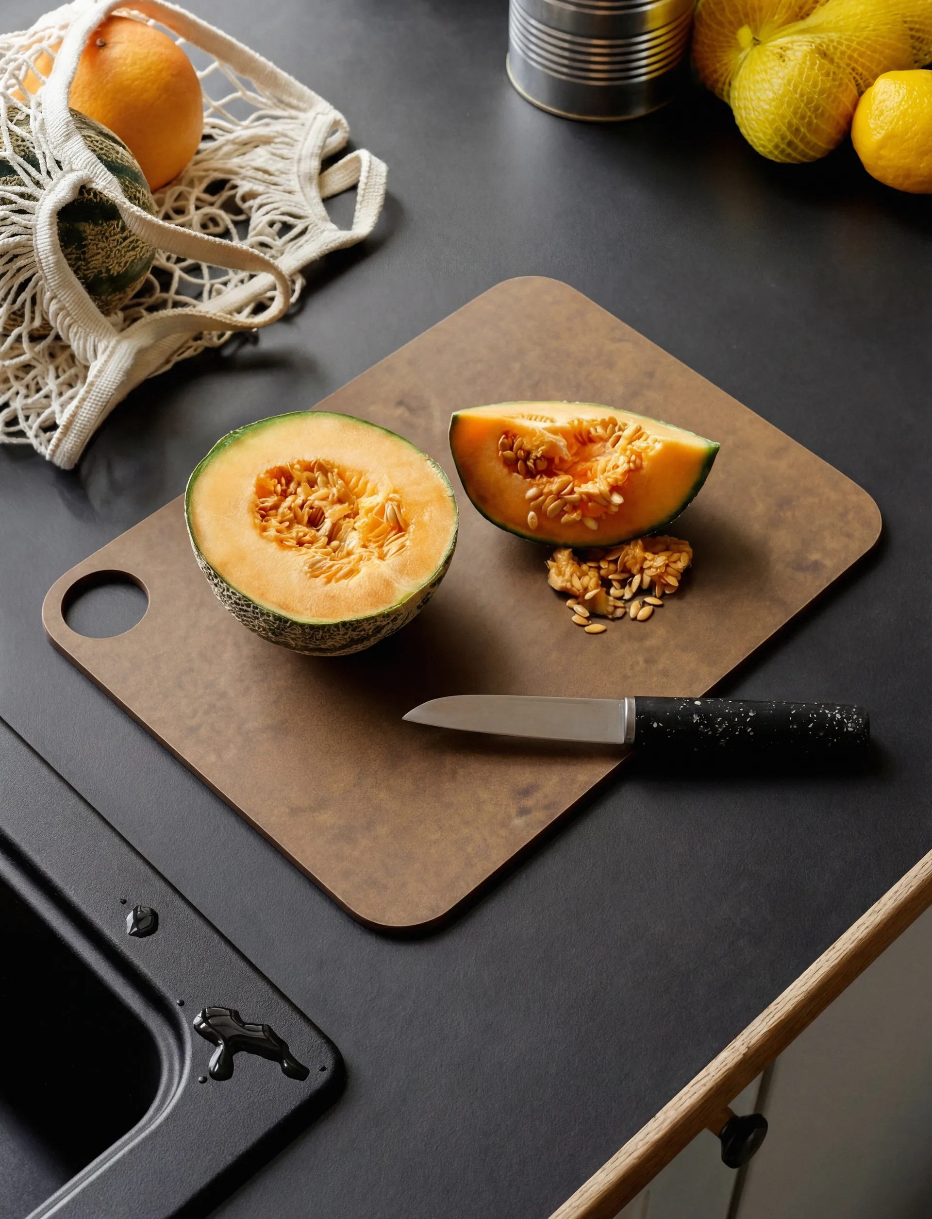 Tábua de corte CUT-IT, Castanho, 23,5x31 cm RIG-TIG