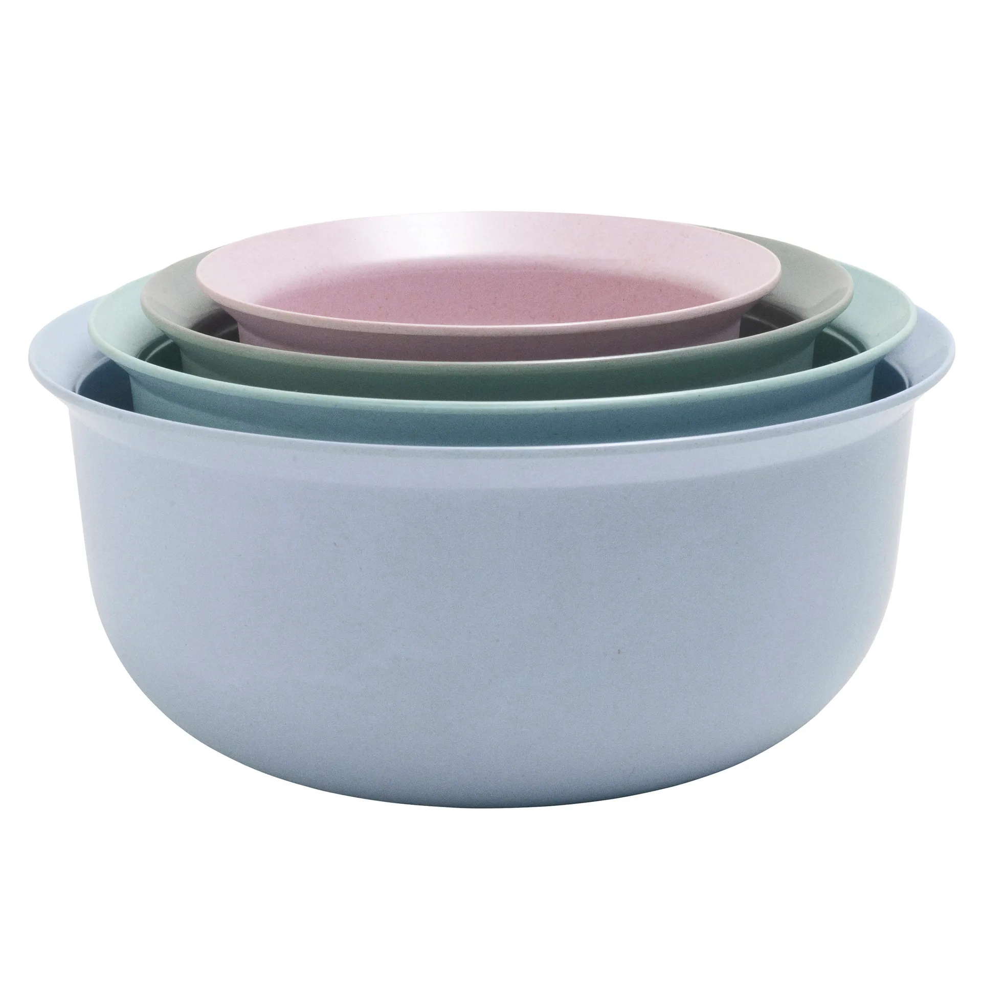 Tigelas MULTI, 4 un., Azul-verde-rosa RIG-TIG