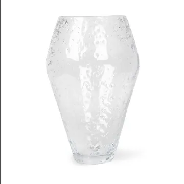 Crushed vaso vidro grande - Transparente - Ro Collection