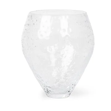 Crushed vaso vidro médio - Transparente - Ro Collection