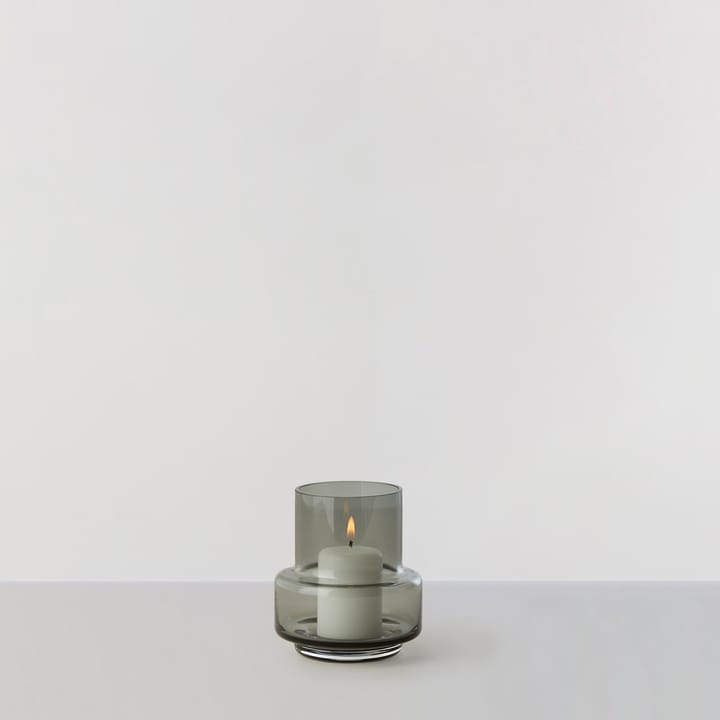 Porta vela Hurricane no. 25, Smoked grey Ro Collection