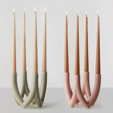 Suporte de velas Chandelier no. 56 - moon stone - Ro Collection