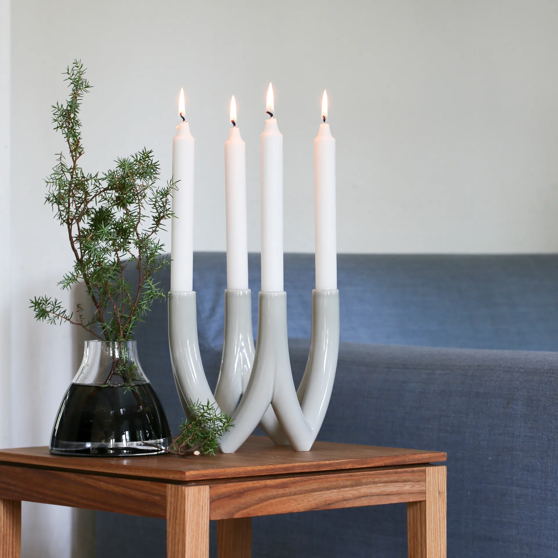 Vaso Flower no. 1, Smoked grey Ro Collection