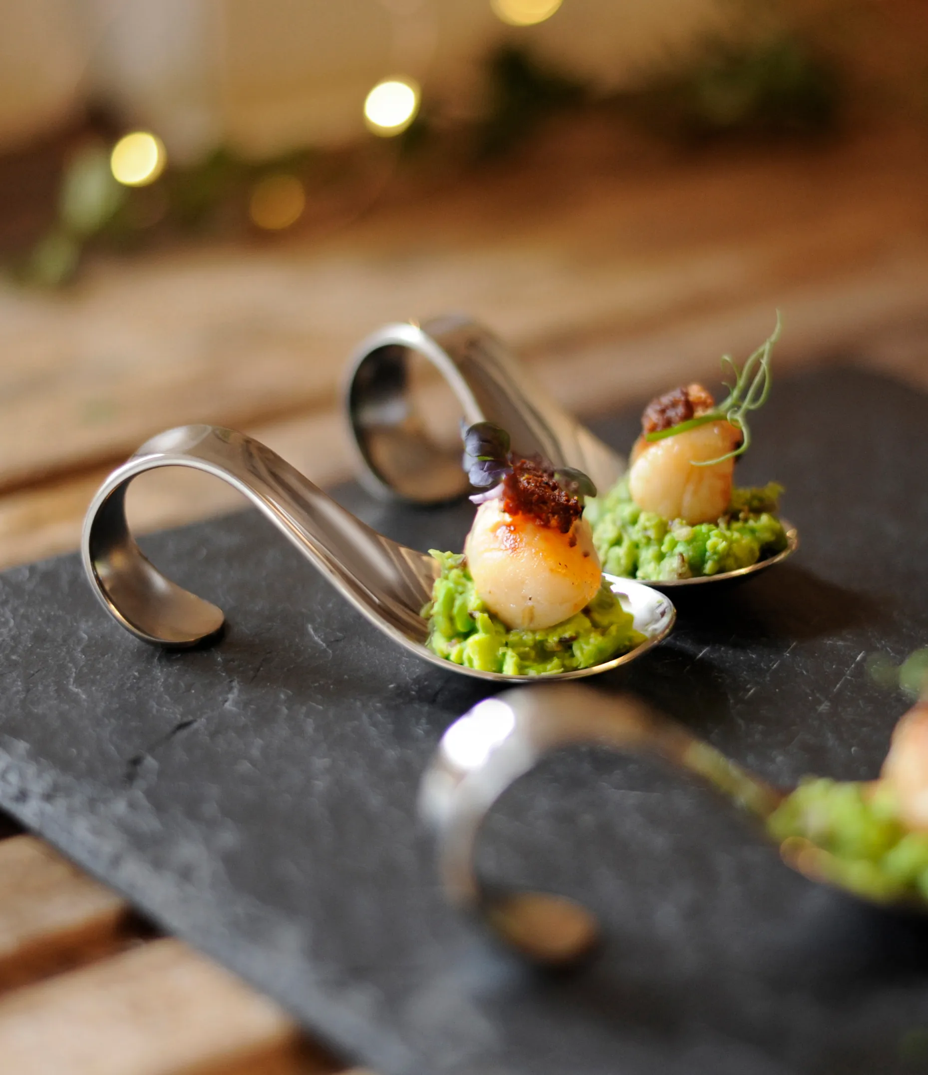 Colher de entradas Amuse Bouche Radford lisa, aço inoxidável Robert Welch