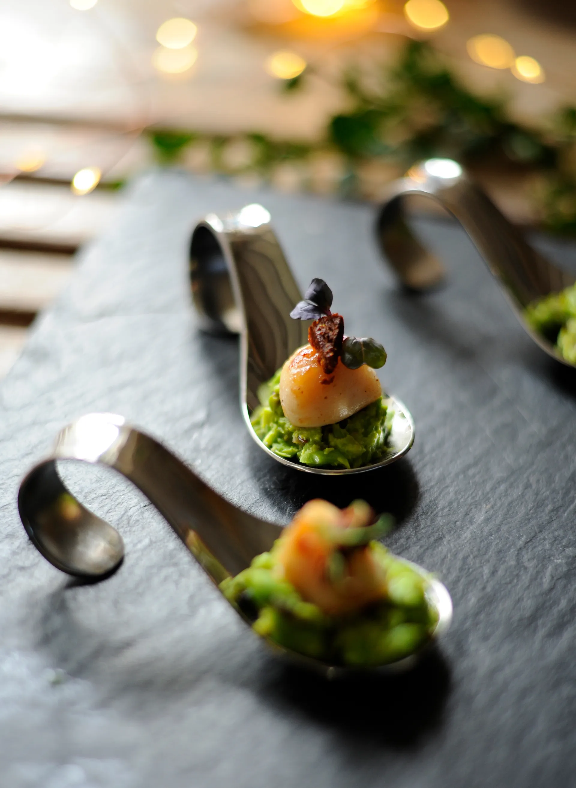 Colher de entradas Amuse Bouche Radford lisa, aço inoxidável Robert Welch