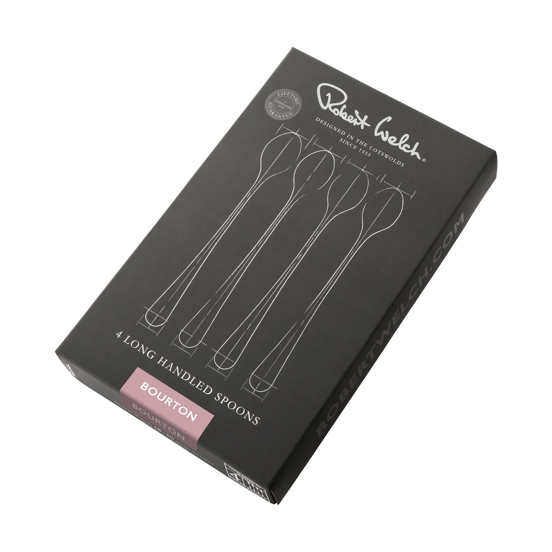 Colher de latte Bourton Bright, 4 un., Aço inoxidável Robert Welch