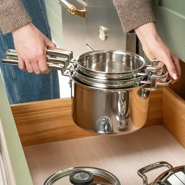 Conjunto de panelas 316 Series - Aço inoxidável, 3 peças - Robert Welch