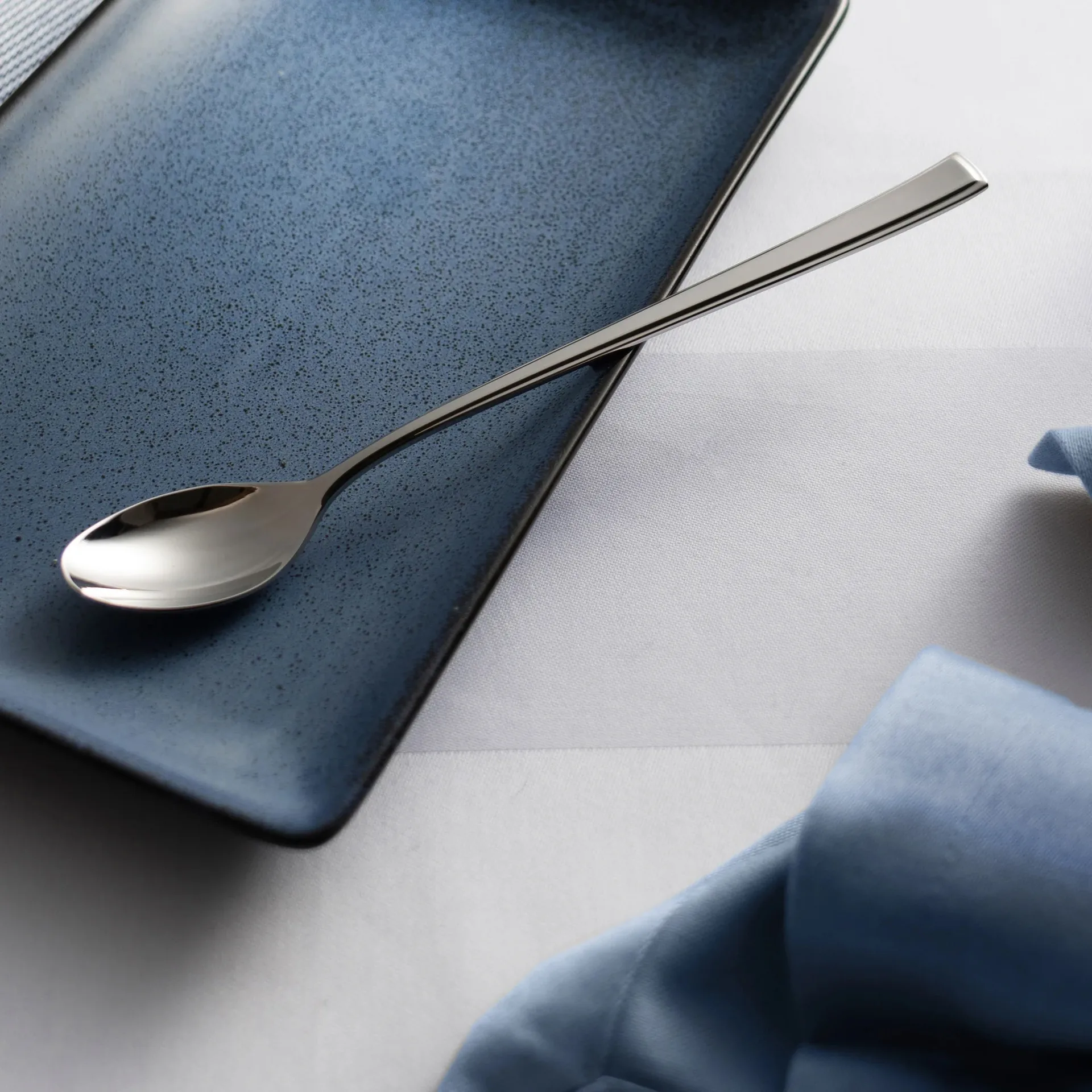 Fairford bright colher de chá cabo longo, Aço inoxidável, 20,1 cm Robert Welch