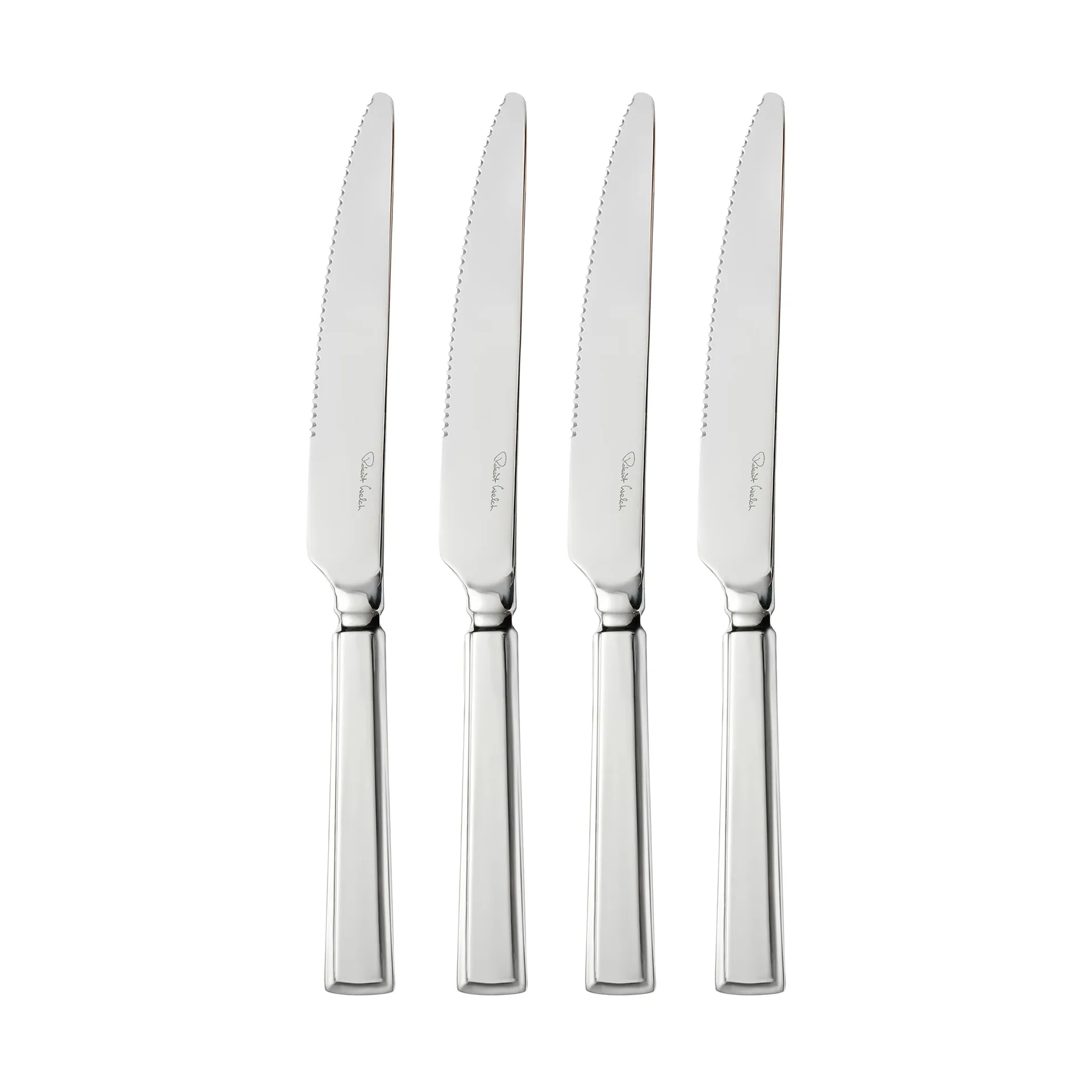 Fairford bright faca de bife, Aço inoxidável, pack de 4 Robert Welch