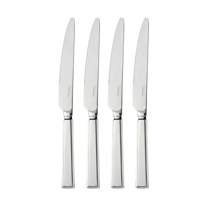 Fairford bright faca de bife - Aço inoxidável, pack de 4 - Robert Welch