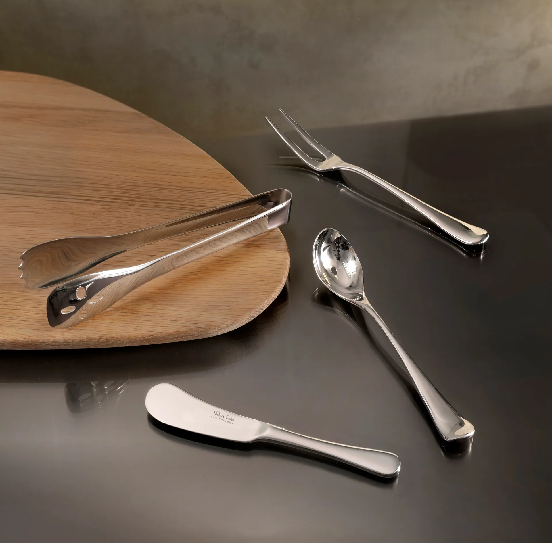 Garfo de frutas smooth Radford, aço inoxidável Robert Welch