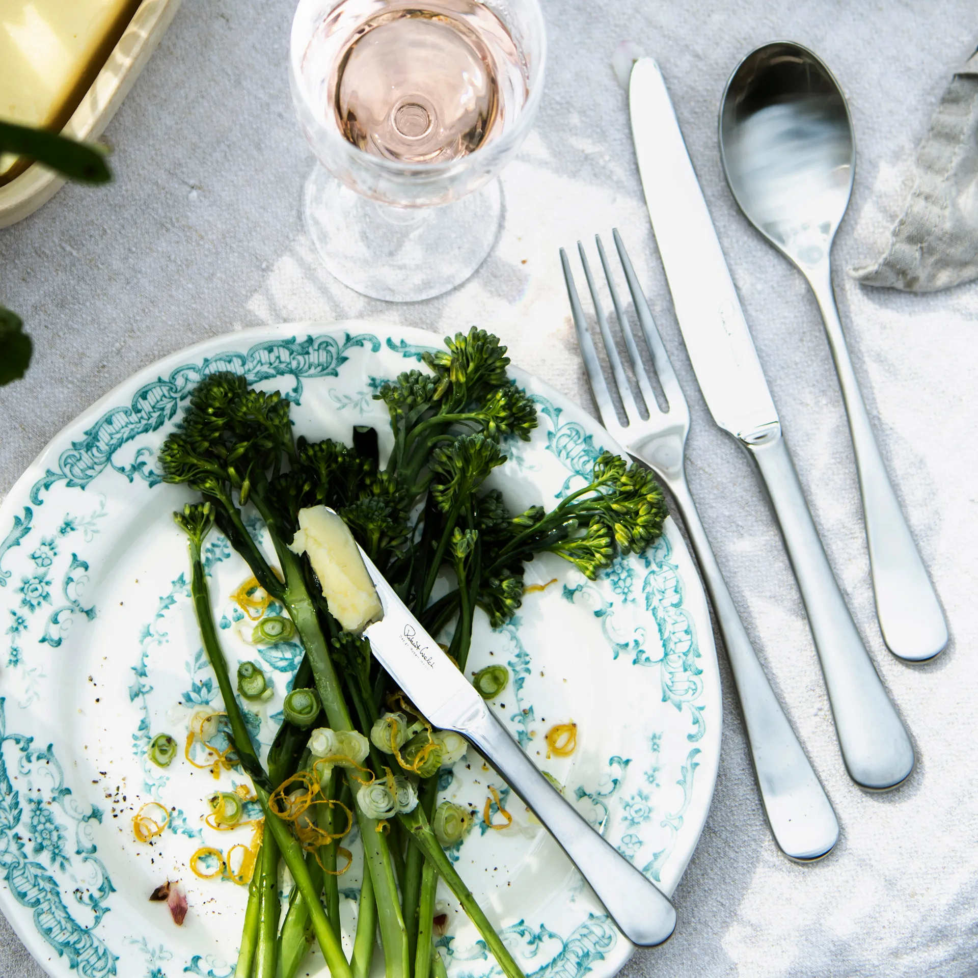 Garfo mate Radford Table, Aço inoxidável Robert Welch