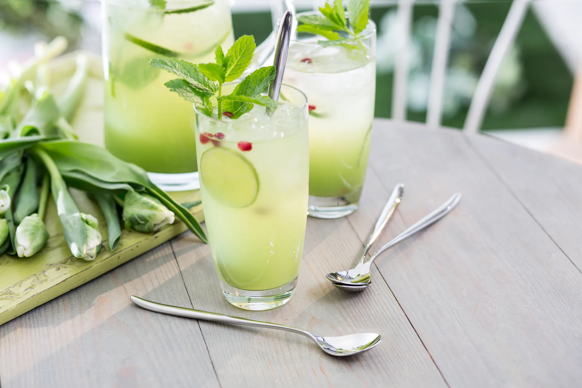 Hidcote Bright colher para latte - 4 peças, Aço inoxidável Robert Welch