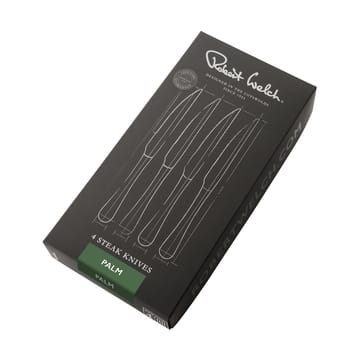 Palm Bright faca de churrasco 4 peças - Aço inoxidável - Robert Welch