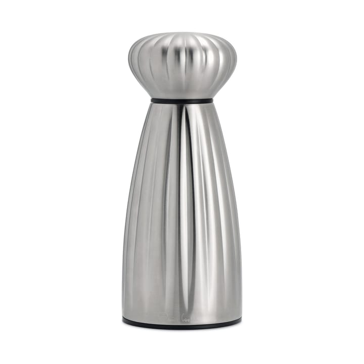 Palm satin moinho de pimenta aço inoxidável 16,8 cm - Preto - Robert Welch