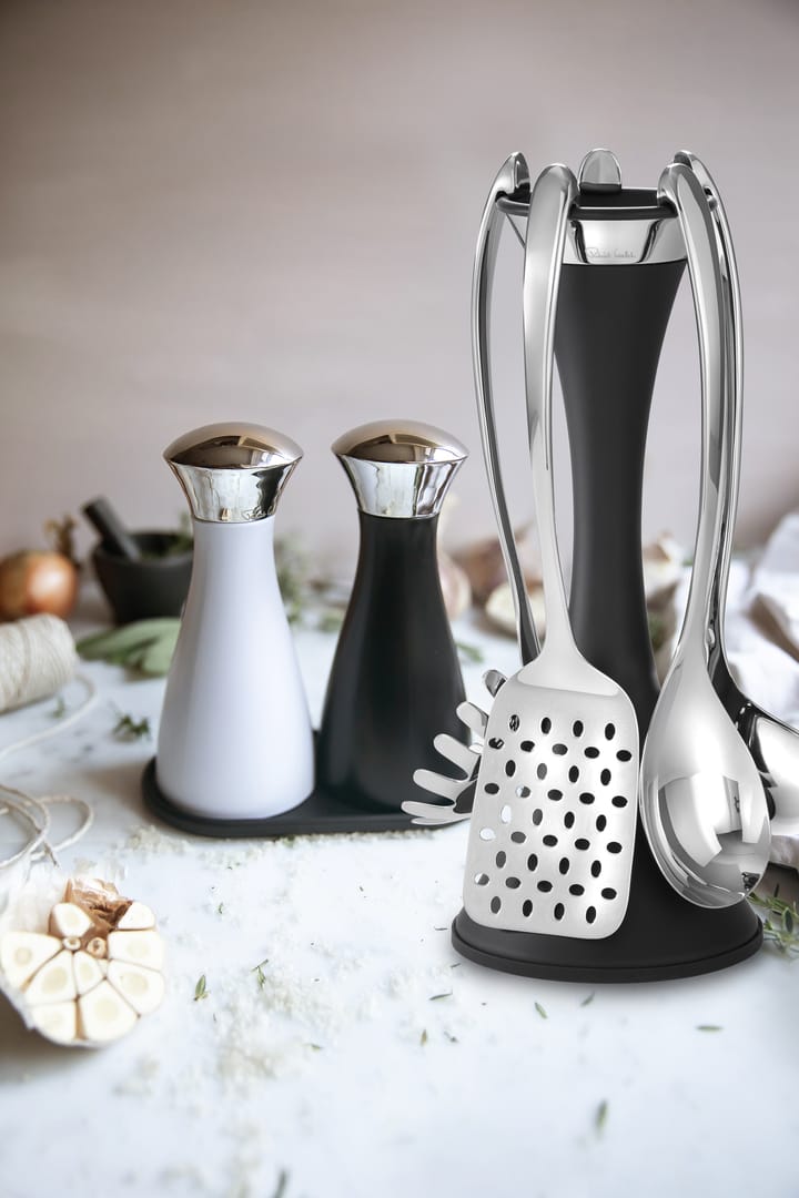 Robert Welch Signature suporte para utensílios de cozinha 6 peças, Preto Robert Welch