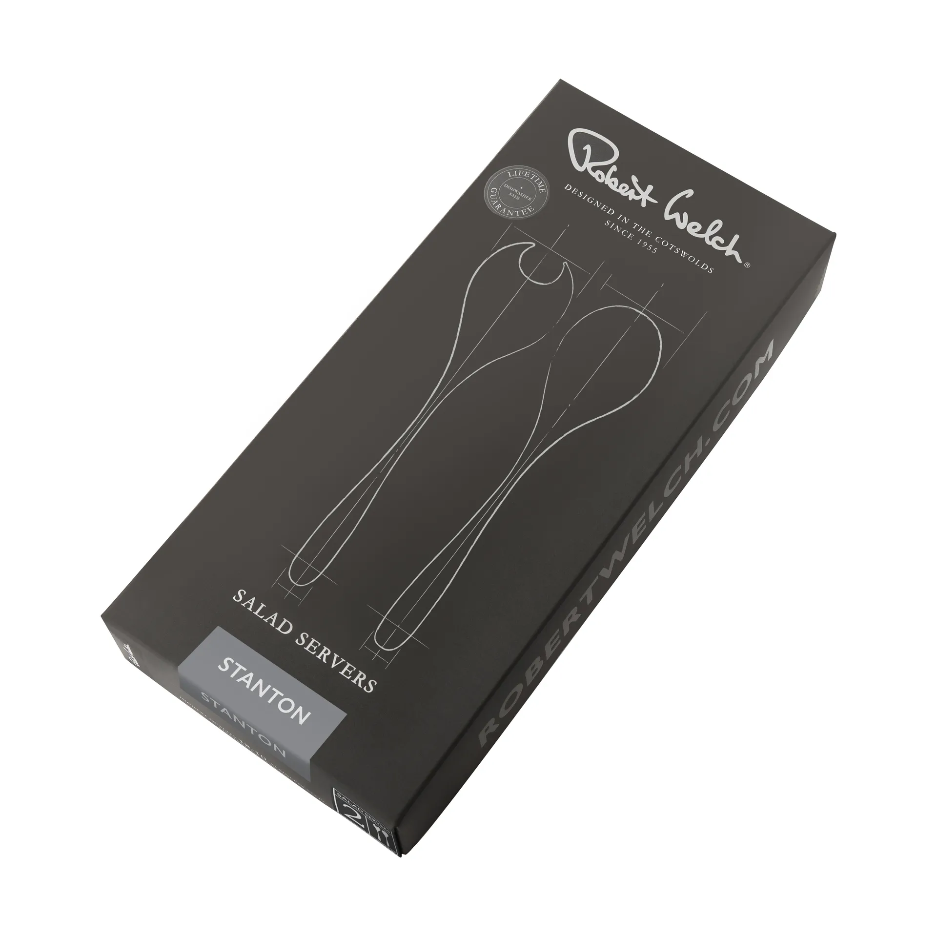 Stanton Bright talheres de salad 2 peças, Aço inoxidável Robert Welch