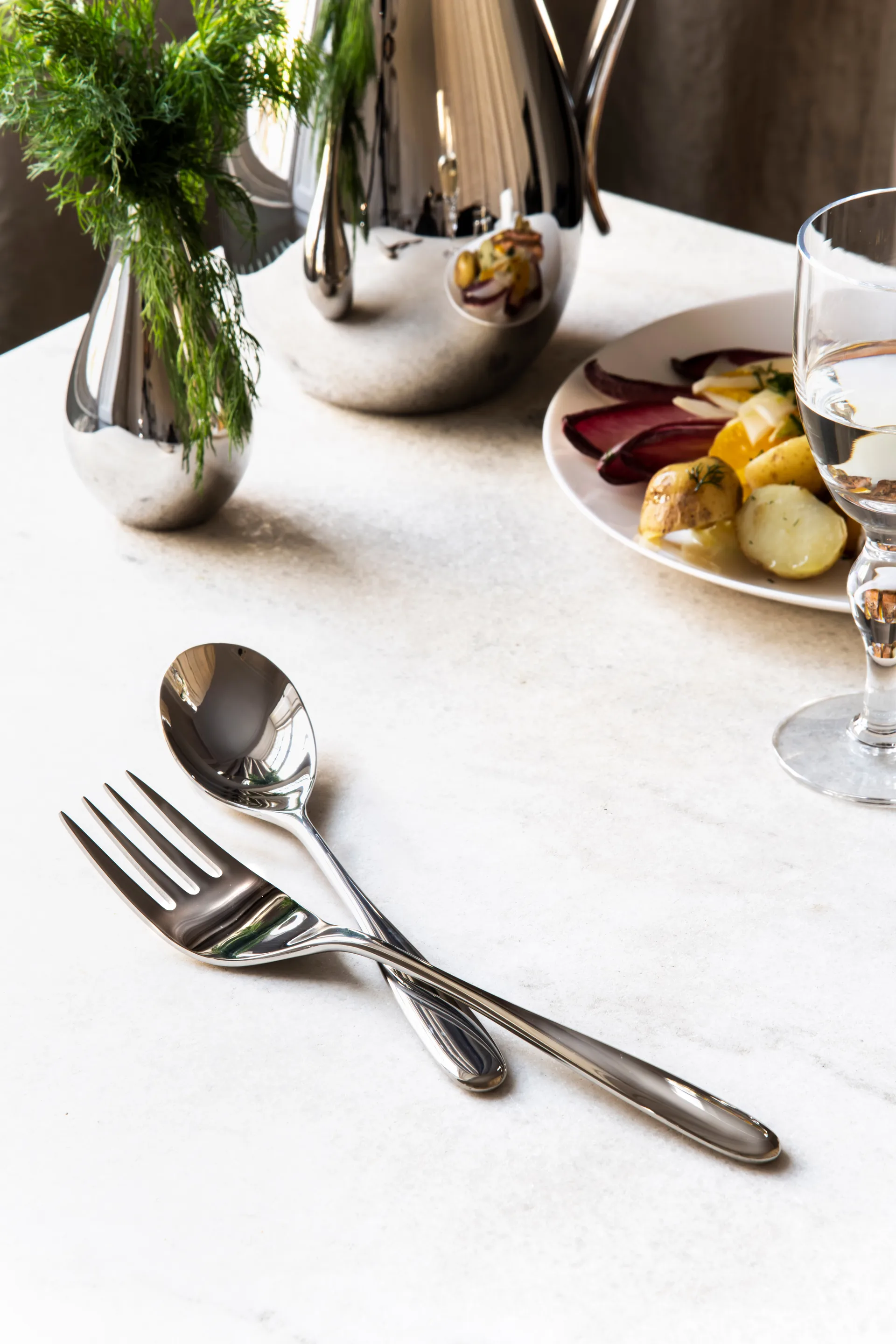 Stanton Bright talheres de serviço 3 peças, Aço inoxidável Robert Welch