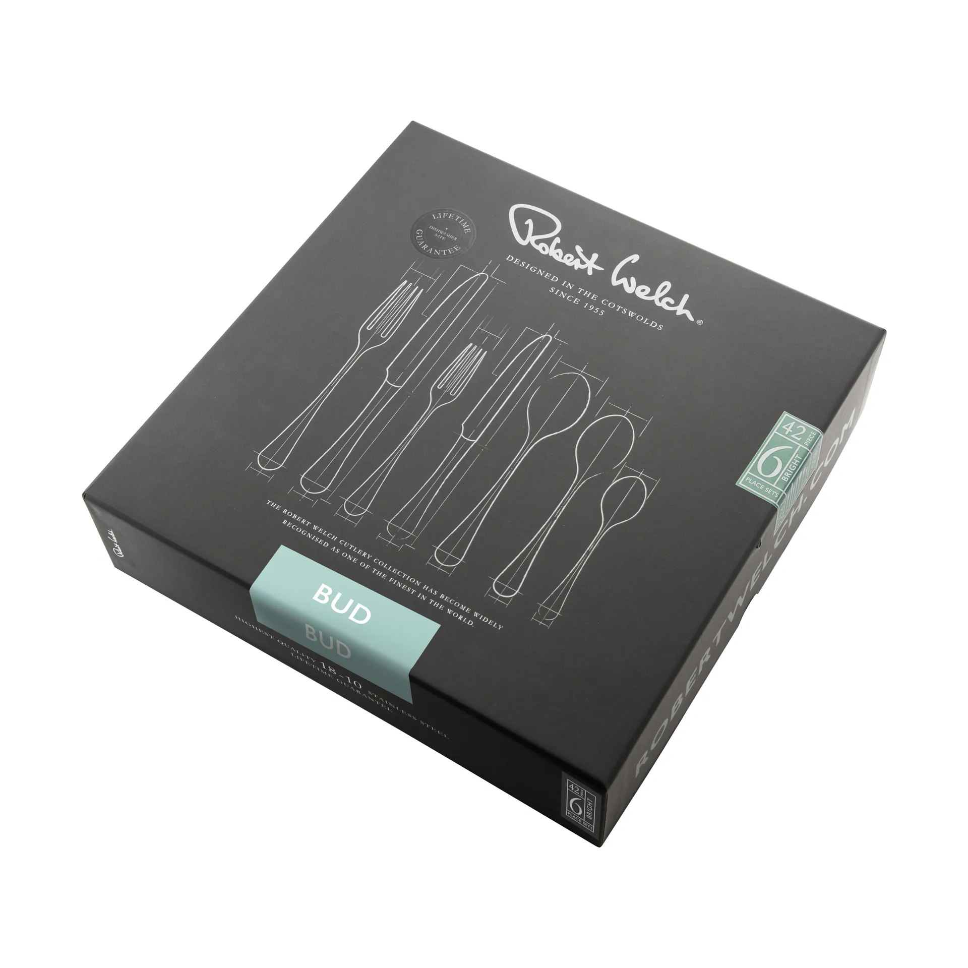 Talheres Bud Bright, 42 peças Robert Welch