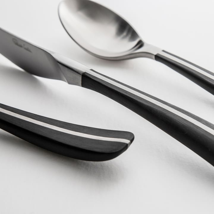 Talheres Contour 24 peças, preto Robert Welch