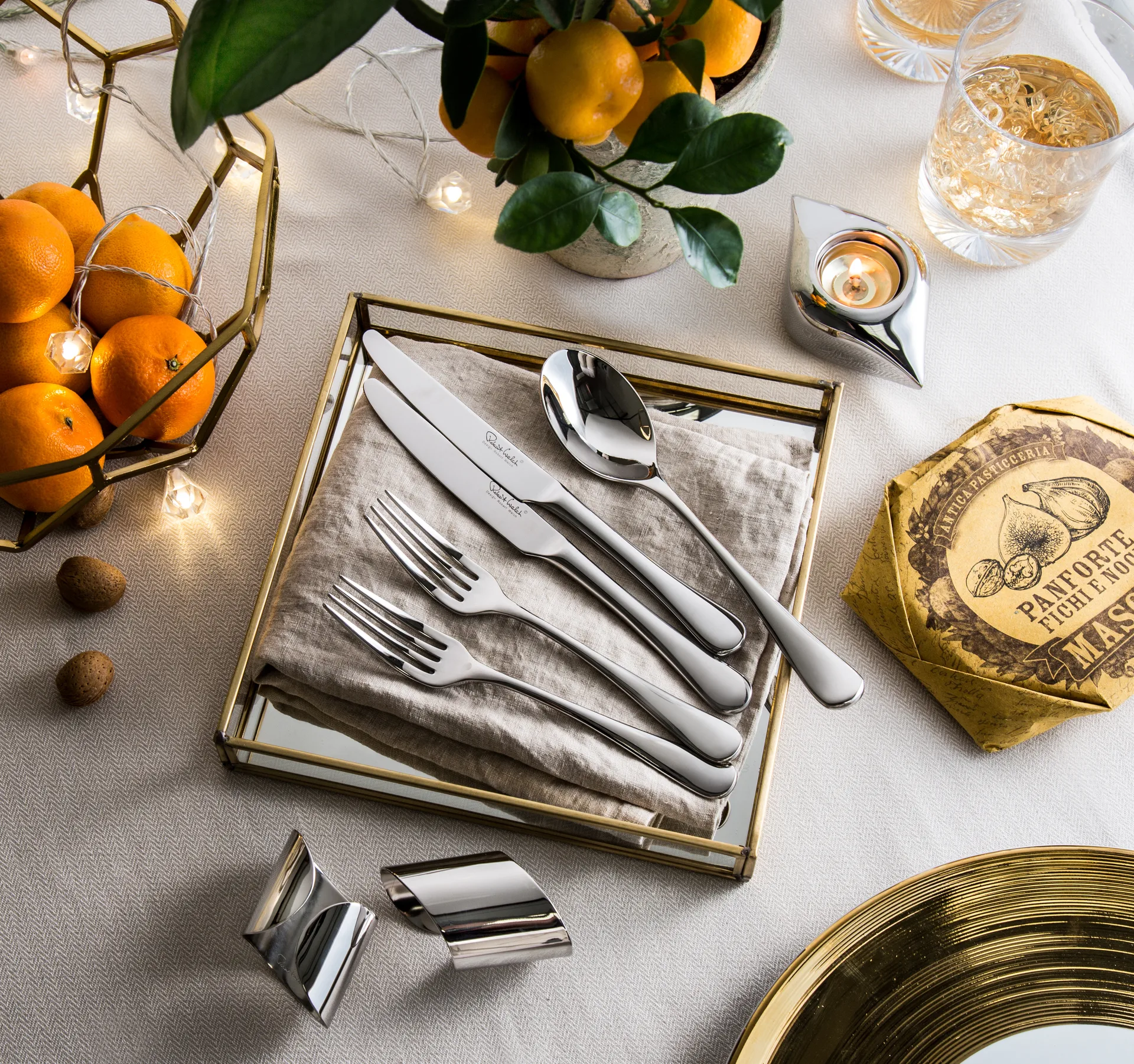 Talheres Radford espelhados, 24 peças Robert Welch