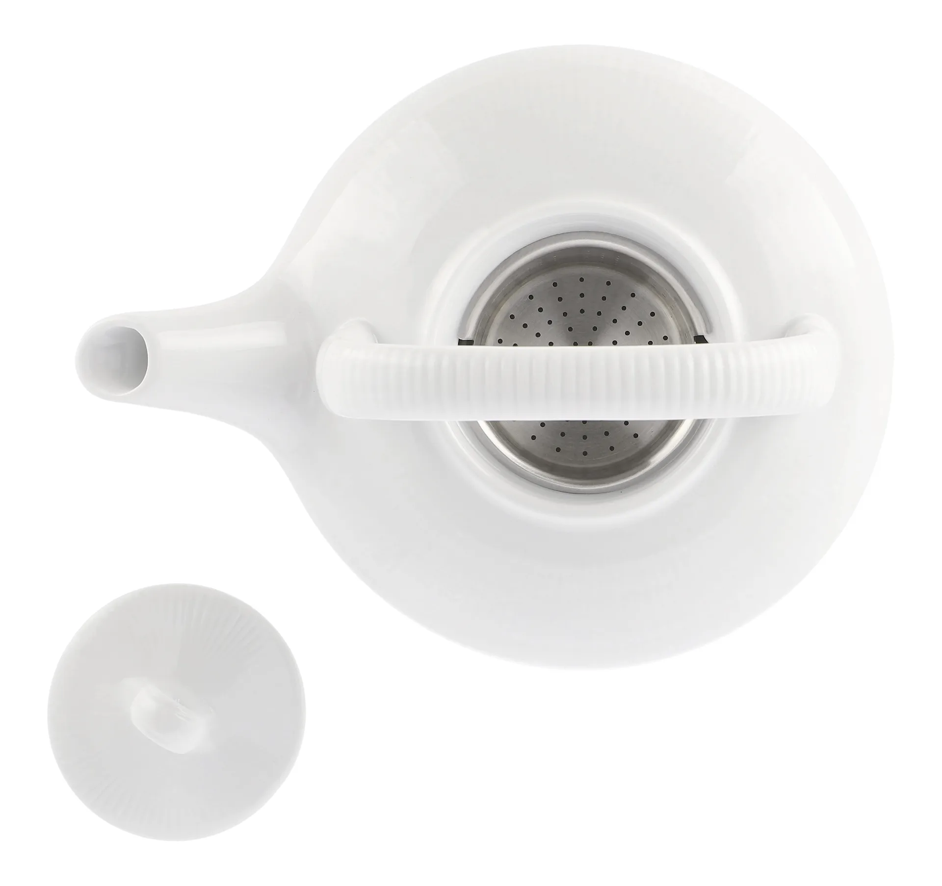 Bule de chá Swedish Grace, snow (branco) Rörstrand