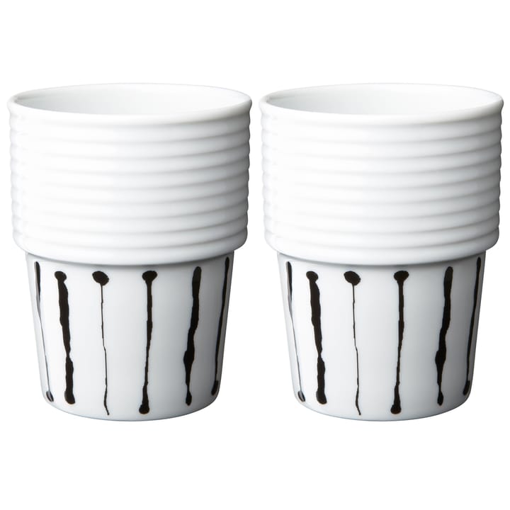 Caneca Filippa K 2 un. - Ink stripe, conjunto de 2 - Rörstrand
