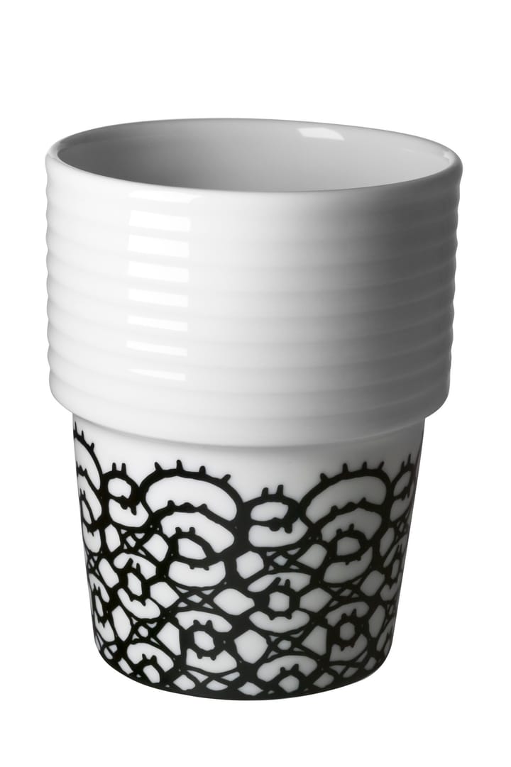 Caneca Filippa K 2 un., ponta preta conjunto de 2 Rörstrand